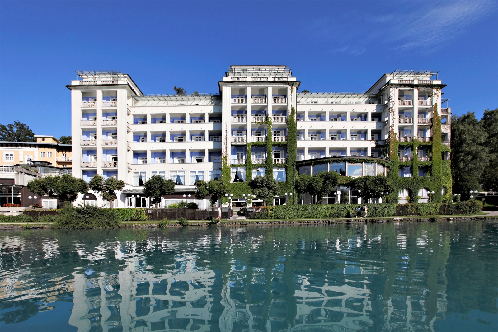 Exterior view of Grand Hotel Toplice in Slovenia