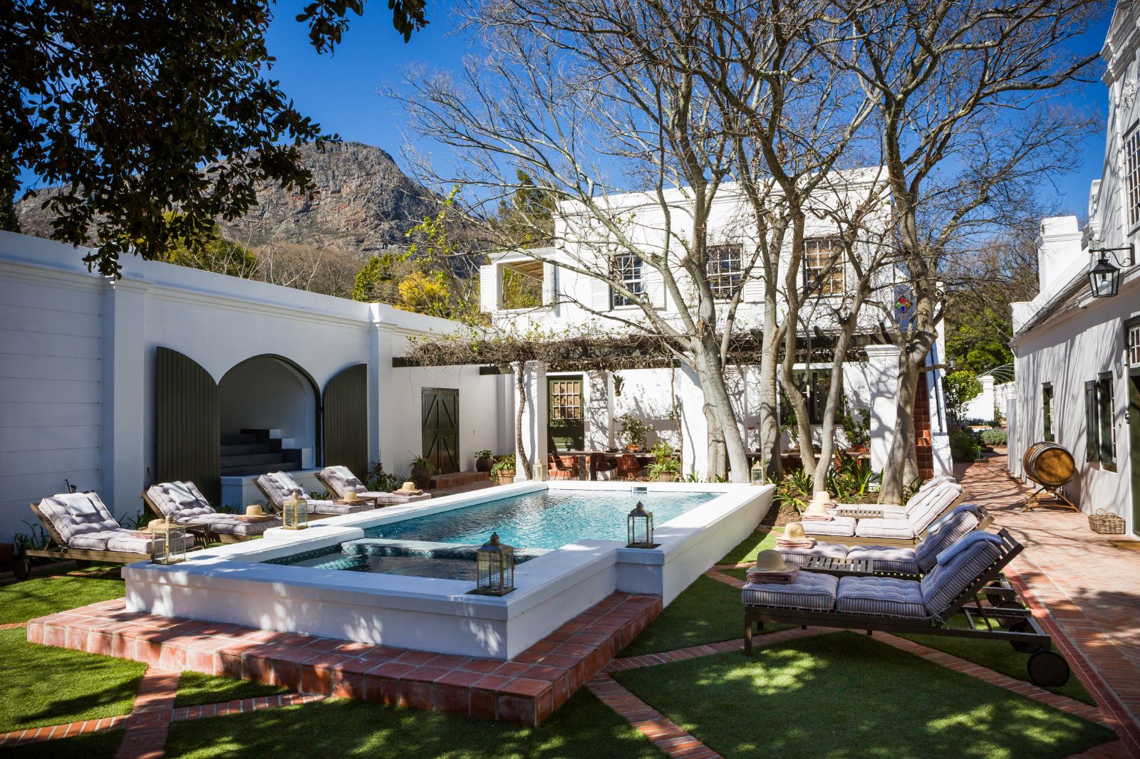 Pool area at Akademie Street Boutique Hotel in Cape Town