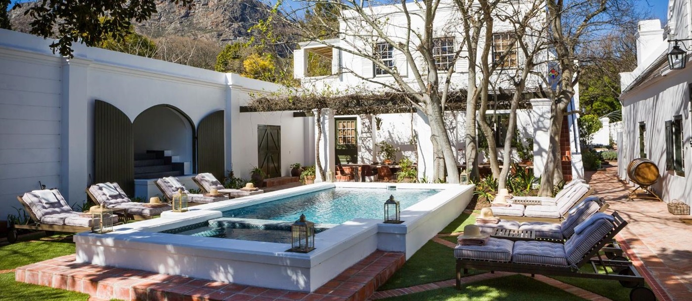 Pool area at Akademie Street Boutique Hotel in Cape Town