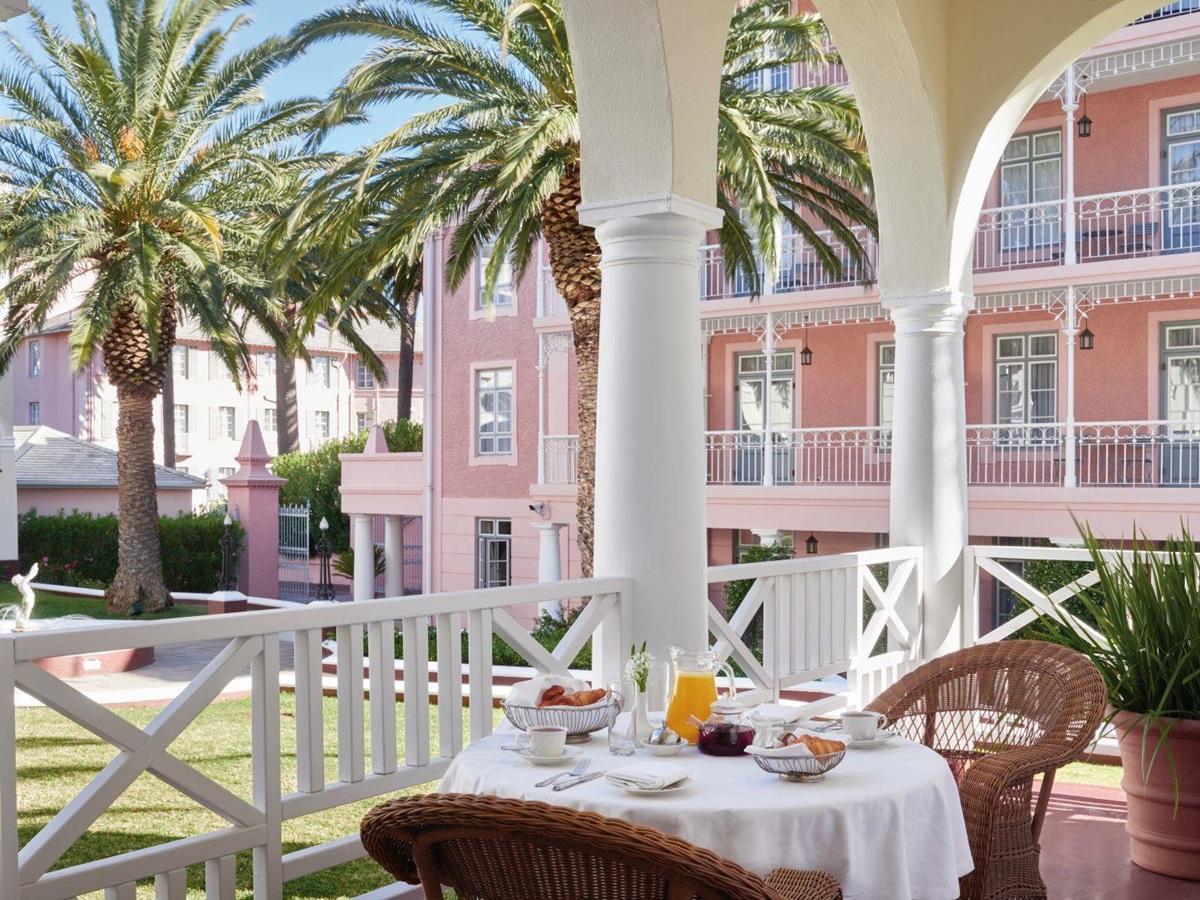 Al fresco dining at Belmond Mount Nelson in South Africa