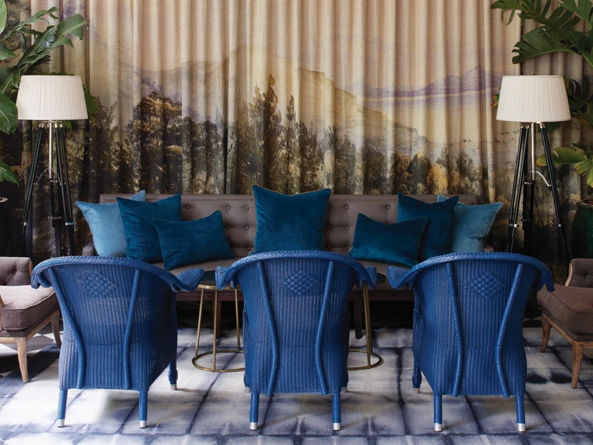Bar sitting area at Belmond Mount Nelson in South Africa
