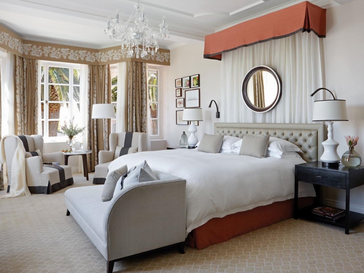 Bedroom interior at Belmond Mount Nelson in South Africa