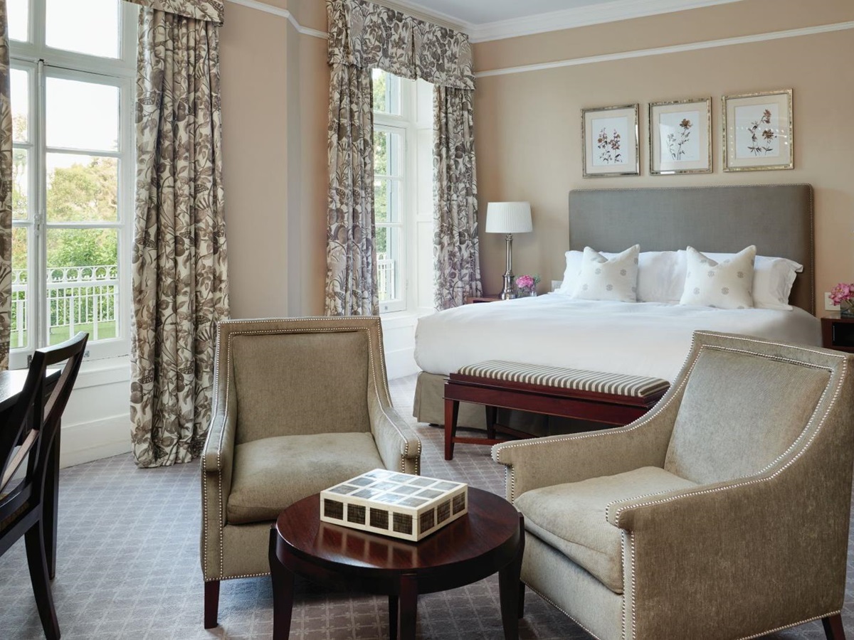 Bedroom sitting area at Belmond Mount Nelson in South Africa