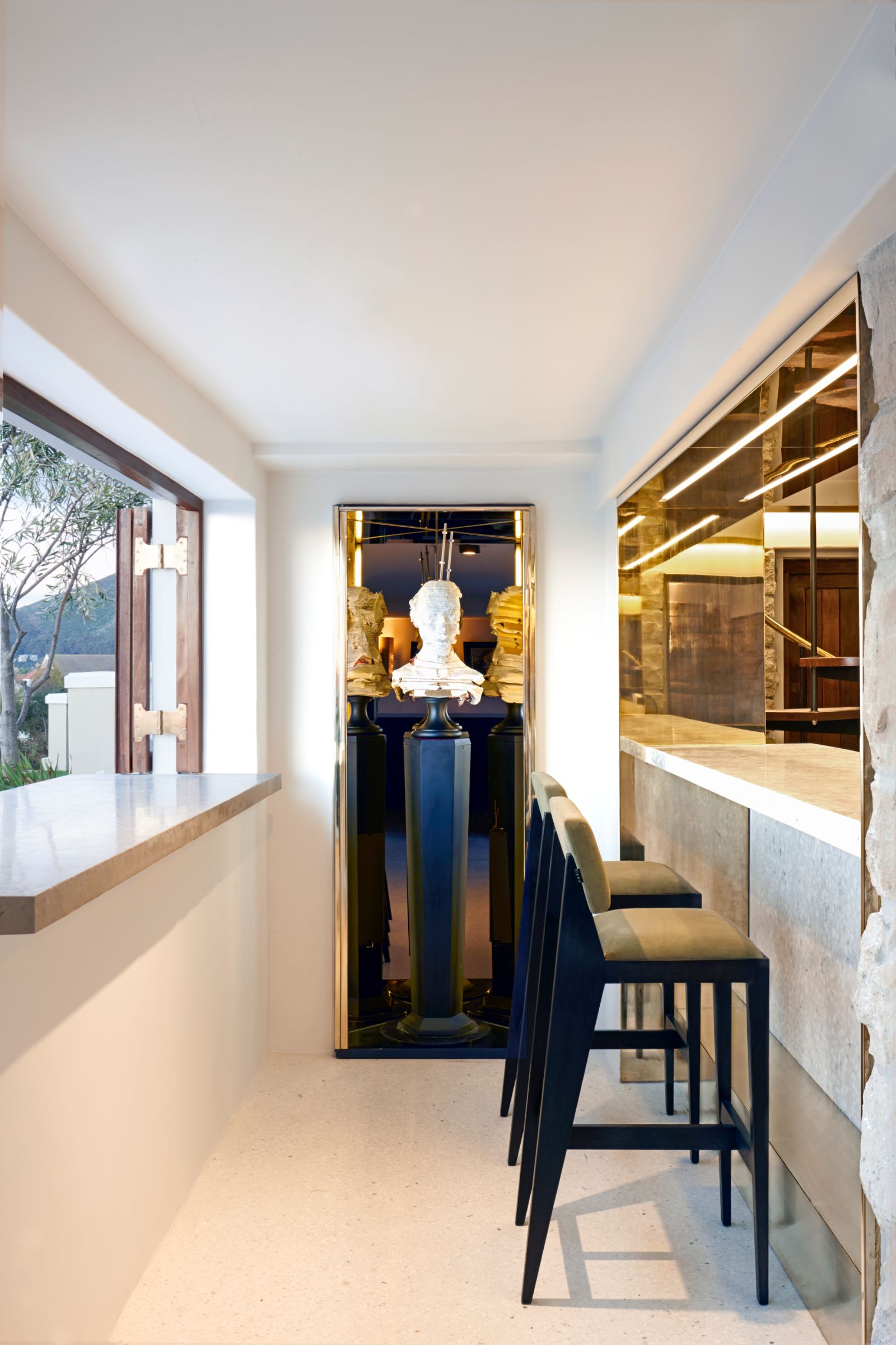 In-house Bar Roc at luxury hotel Ellerman House in Cape Town