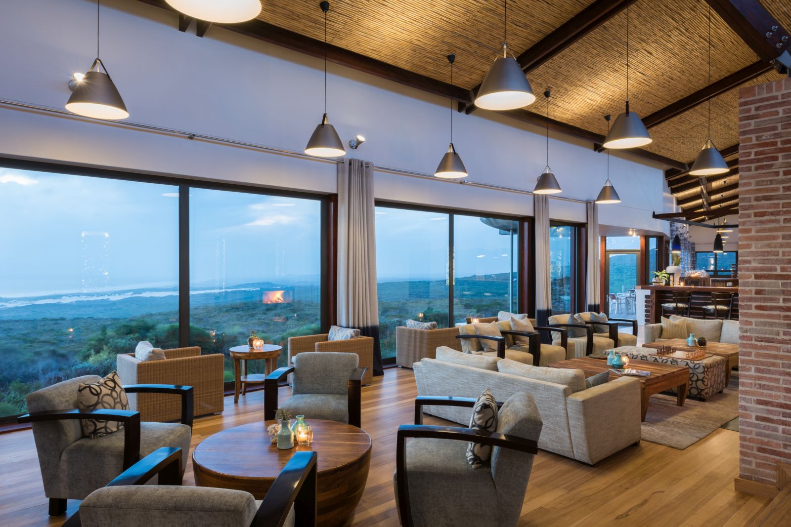 Main sitting room at Grootbos Forest Lodge in South Africa