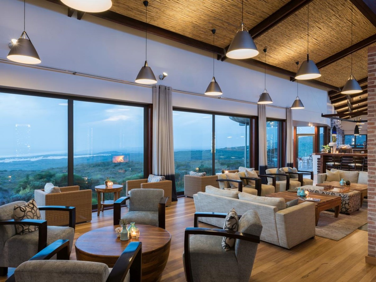 Main sitting room at Grootbos Forest Lodge in South Africa