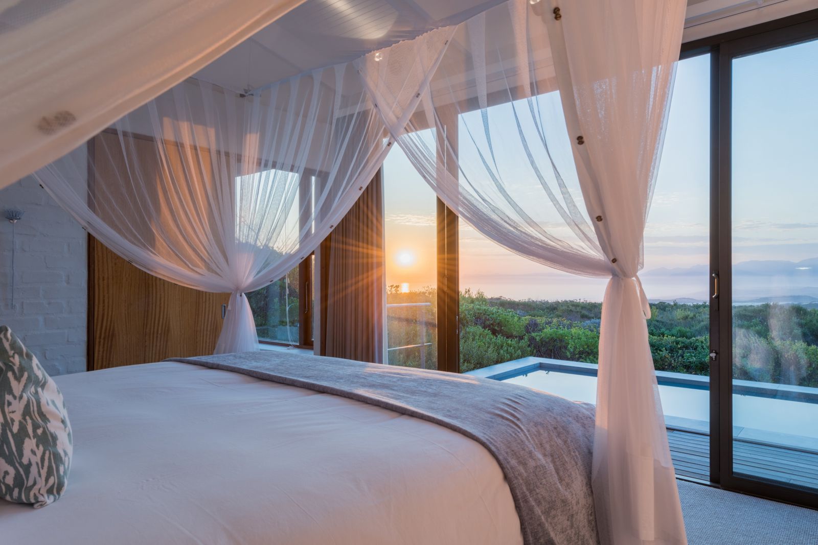 Suite 27 bedroom at Grootbos Forest Lodge in South Africa