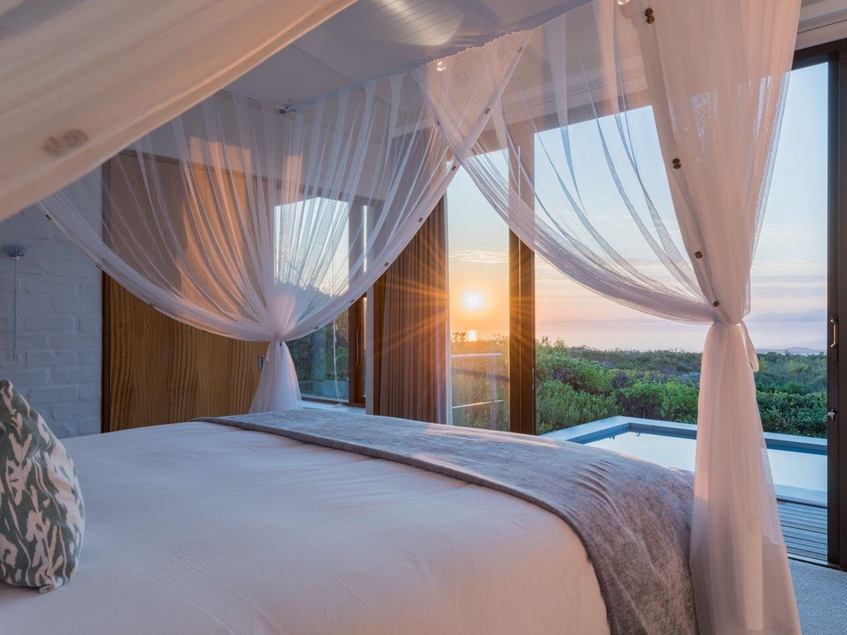 Suite 27 bedroom at Grootbos Forest Lodge in South Africa