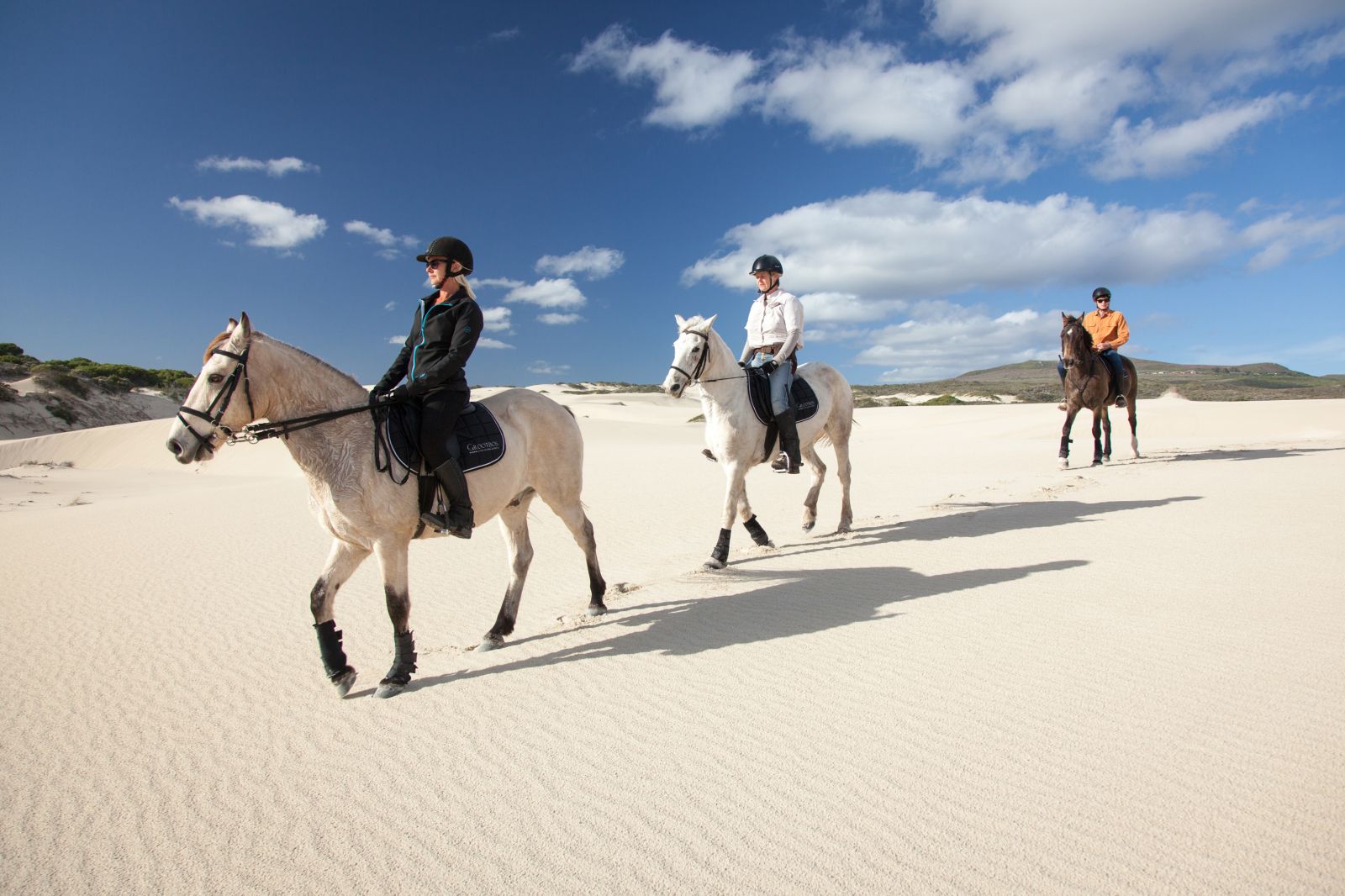 Horse riding on the beach from Grootbos Private Reserve in South Africa
