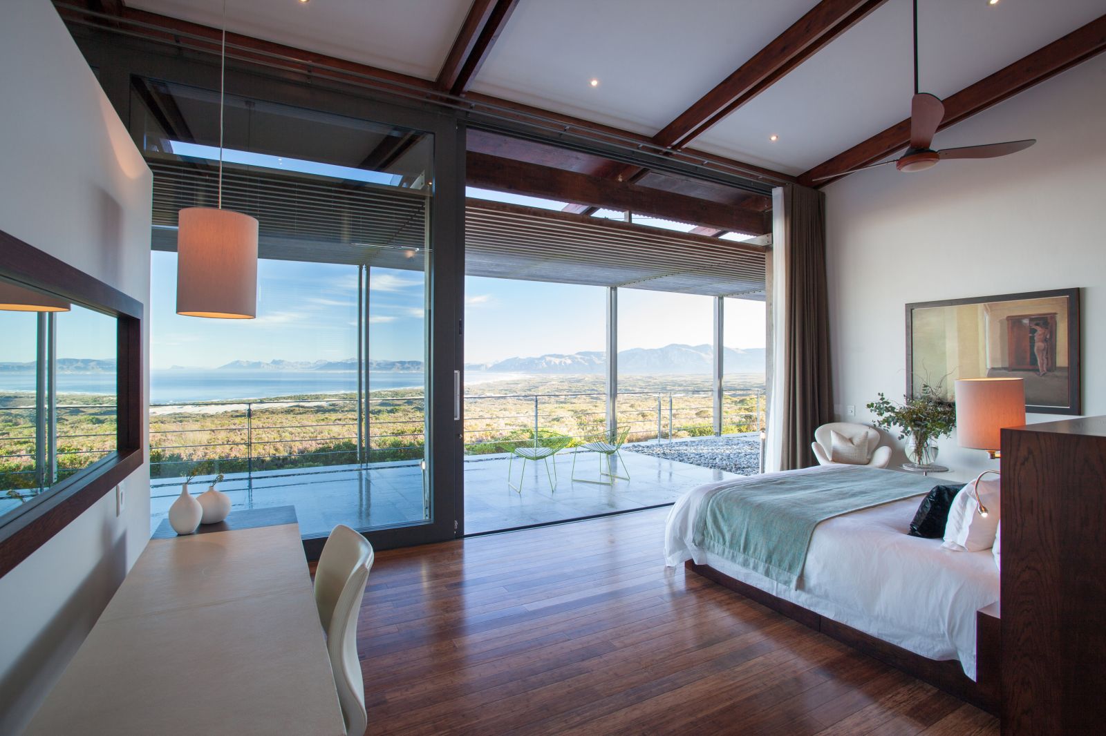 Guest room with ocean views at Grootbos Private Villas South Africa