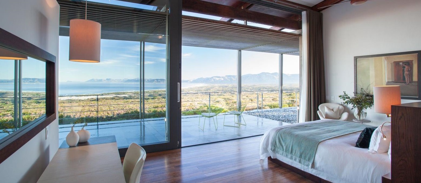 Guest room with ocean views at Grootbos Private Villas South Africa