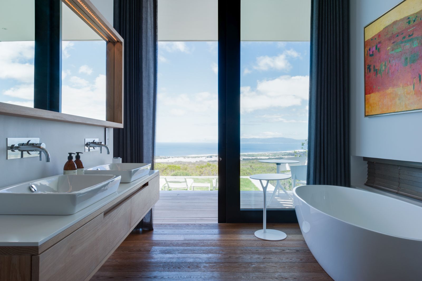 Free standing bathtub at Grootbos Private Villas South Africa