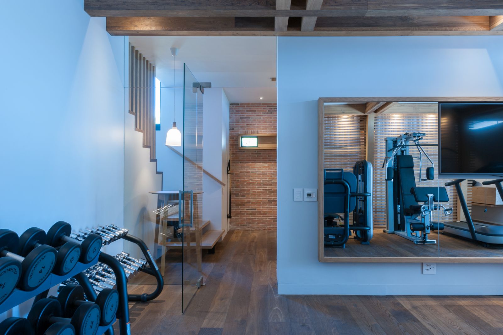 Gym in one of the Grootbos Private Villas South Africa