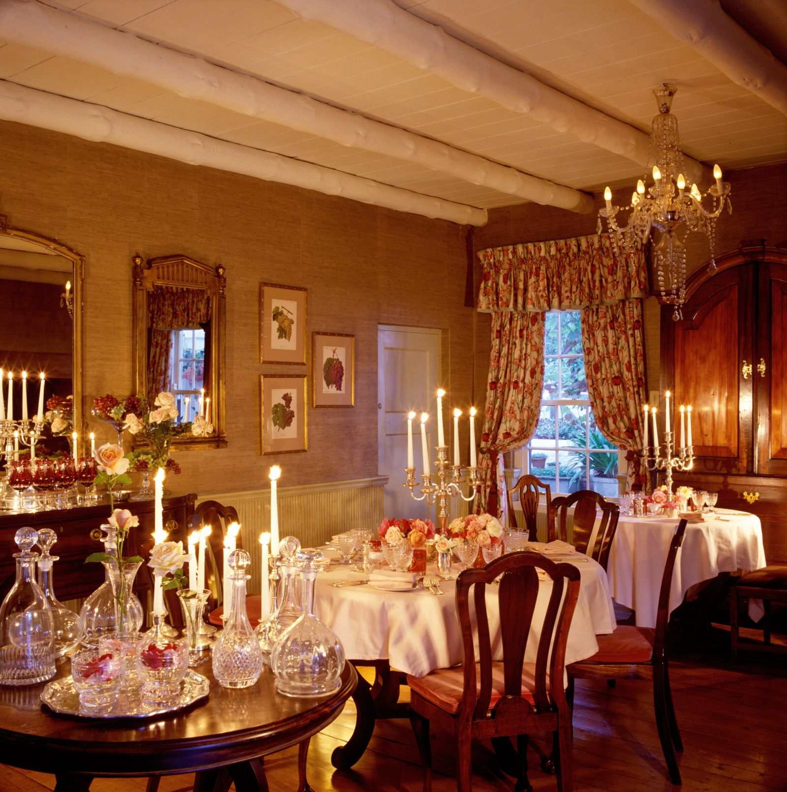 Dining room at Kurland in South Africa
