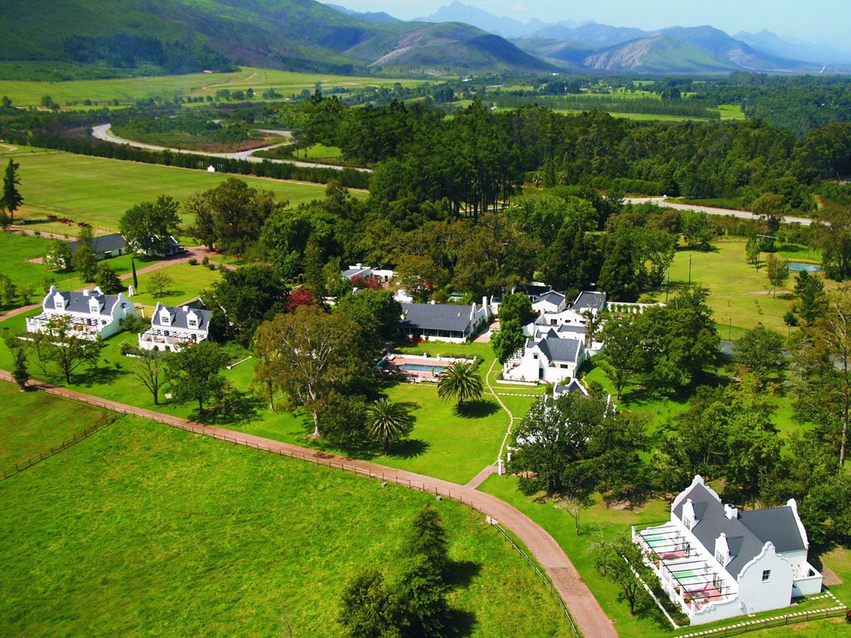 Birds eye view of Kurland in South Africa