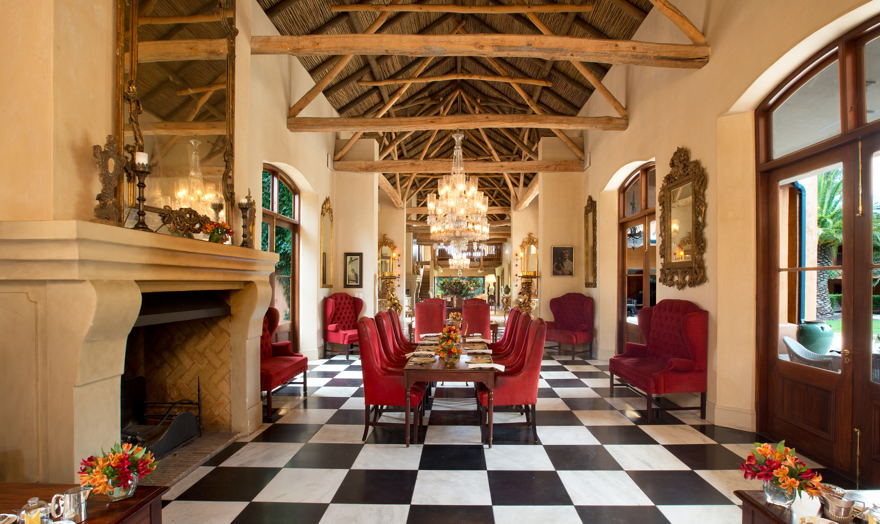 An interior view of La Residence