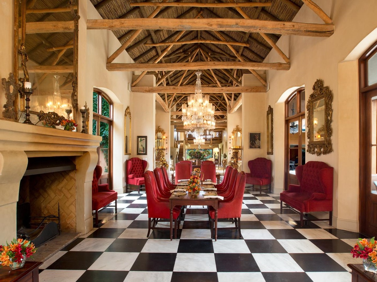 An interior view of La Residence