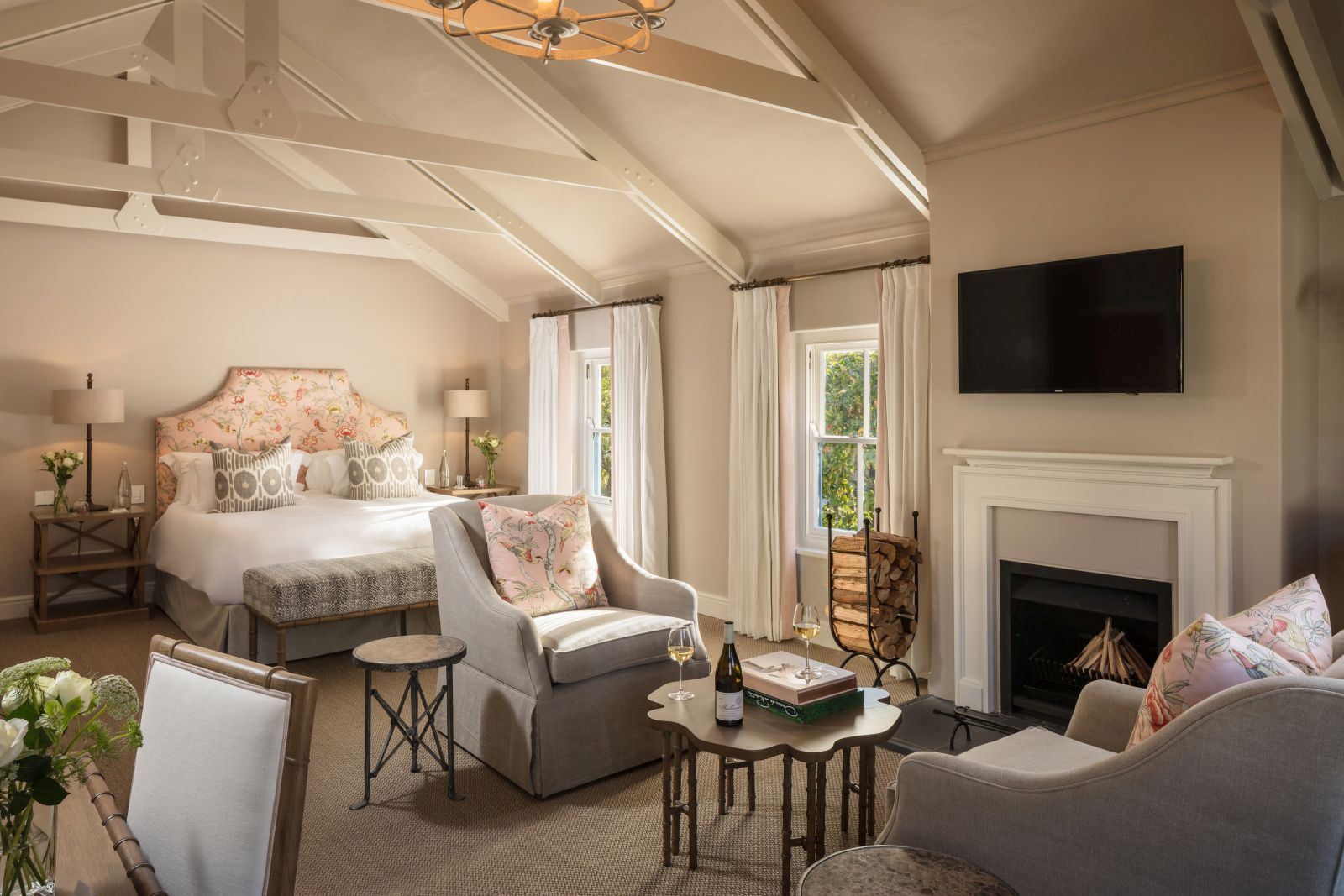 The auberge room at Le Quartier Francais in South Africa 
