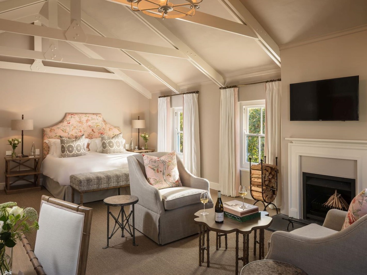 The auberge room at Le Quartier Francais in South Africa