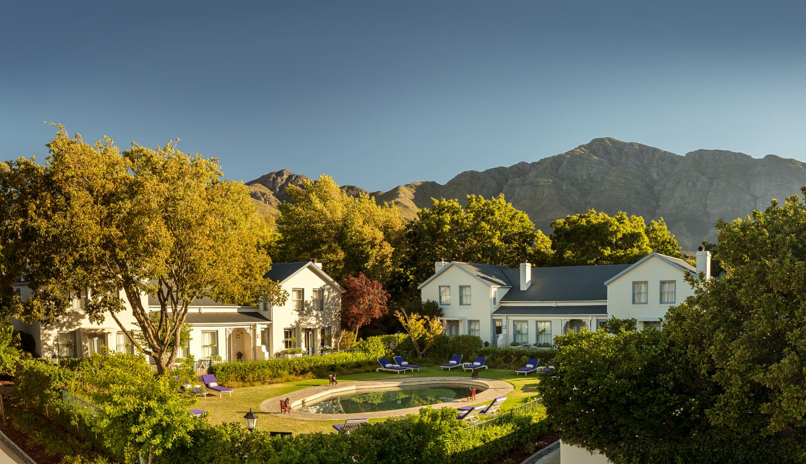Exterior view of Le Quartier Francais in South Africa 