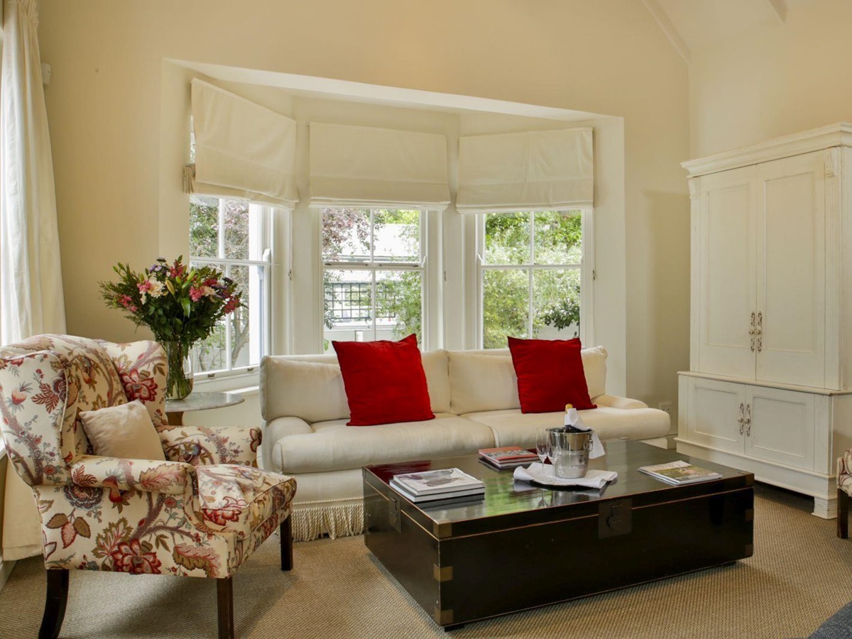 Sitting room at Le Quartier Francais in South Africa