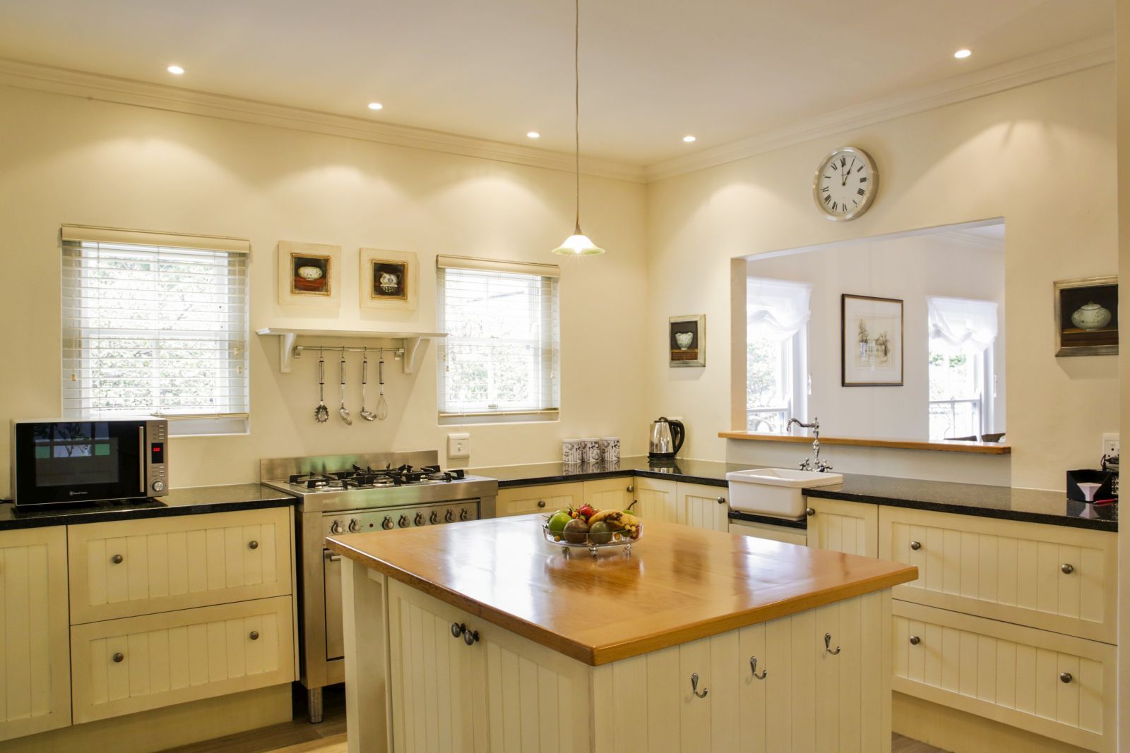 Villa kitchen at Le Quartier Francais in South Africa 
