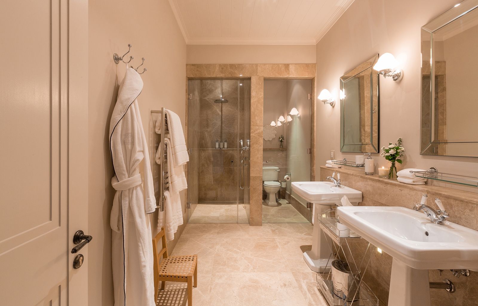 Classic room bathroom at Leeu Estates in South Africa 