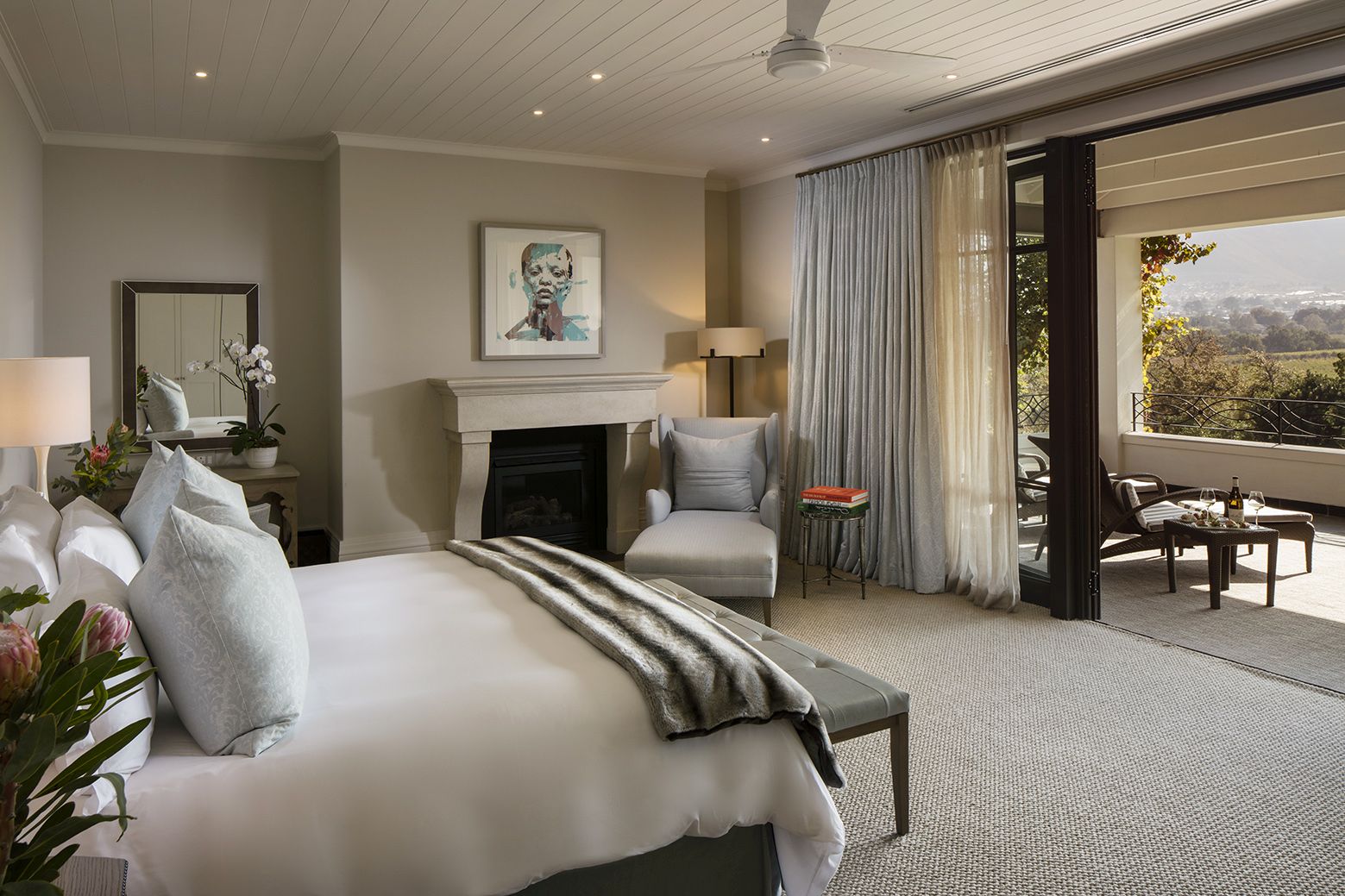 Manor House studio room at Leeu Estates in South Africa 
