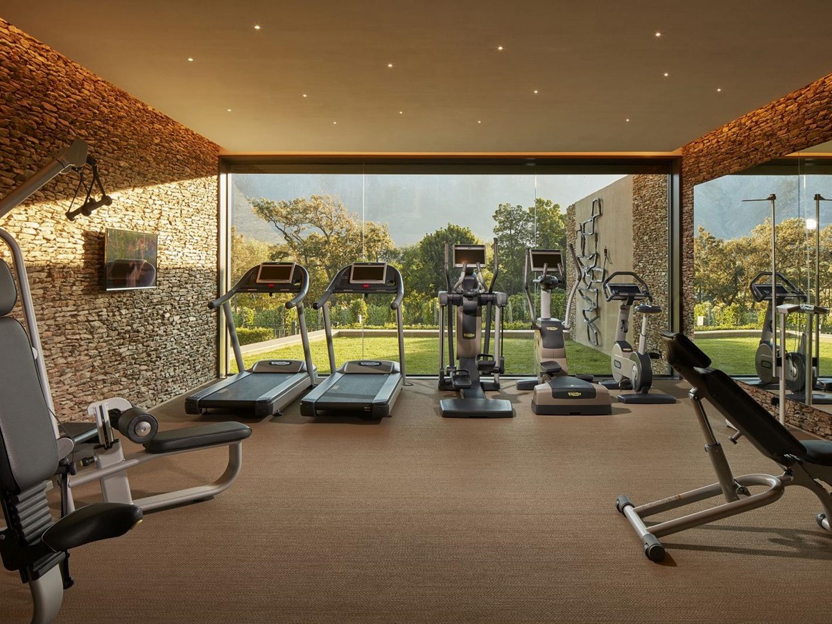 The spa gym at Leeu Estates in South Africa