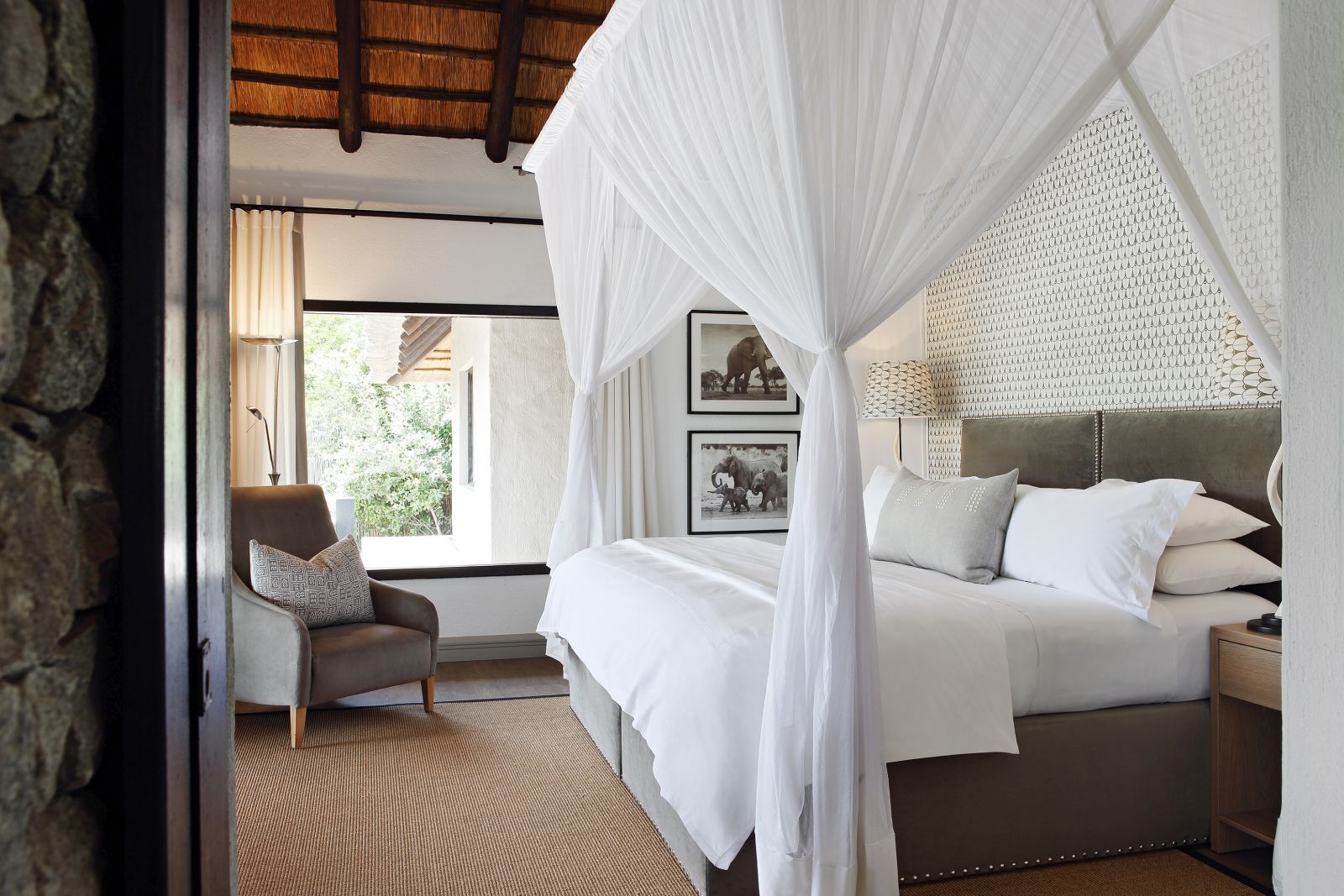 Bedroom at Londolozi Granite Suites in South Africa