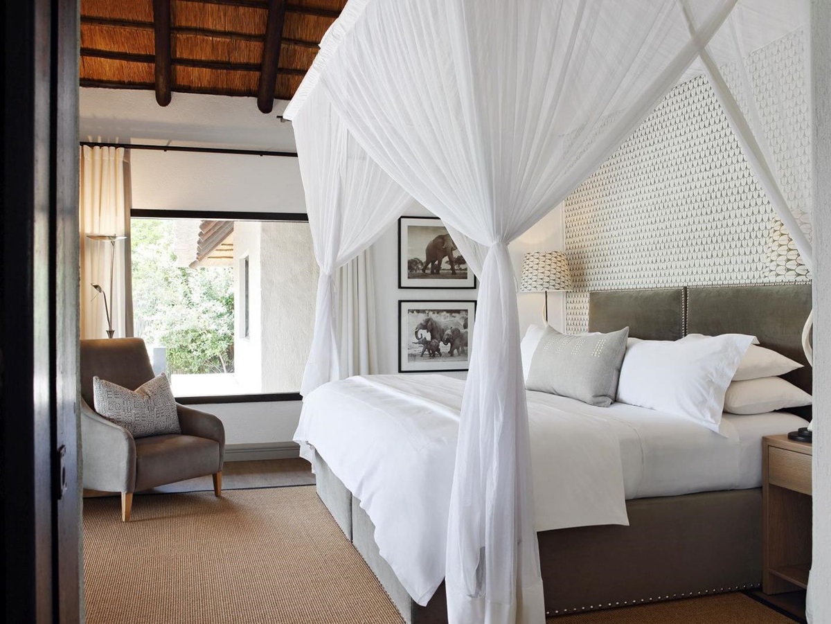 Bedroom at Londolozi Granite Suites in South Africa