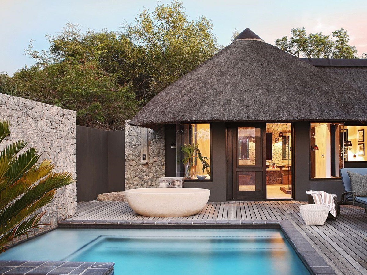 Suite pool at Londolozi Granite Suites in South Africa