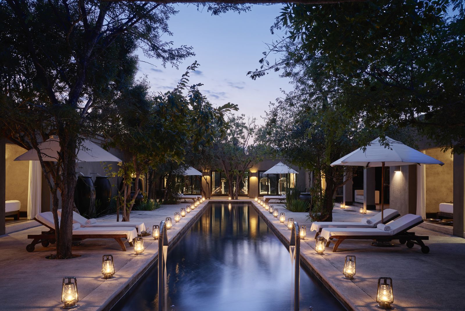 Bush spa pool at Royal Malewane in South Africa