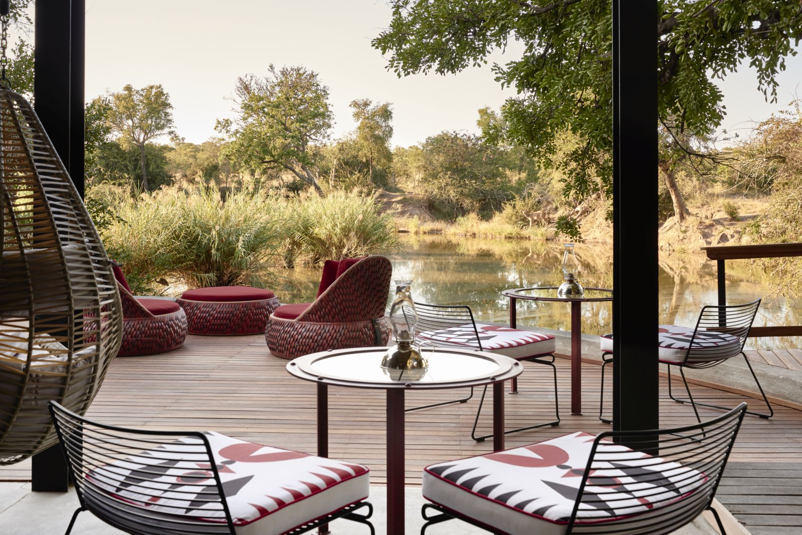 Masiya bar view at Royal Malewane in South Africa