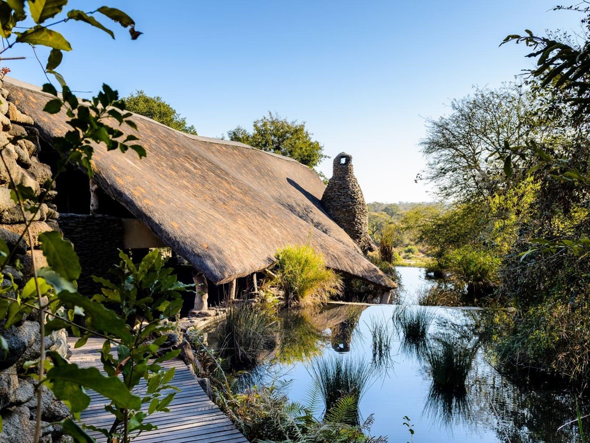 Exterior view of Singita Boulders Lodge in South Africa