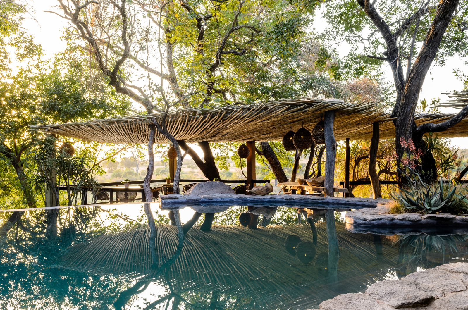 Pool at Singita Boulders Lodge in South Africa