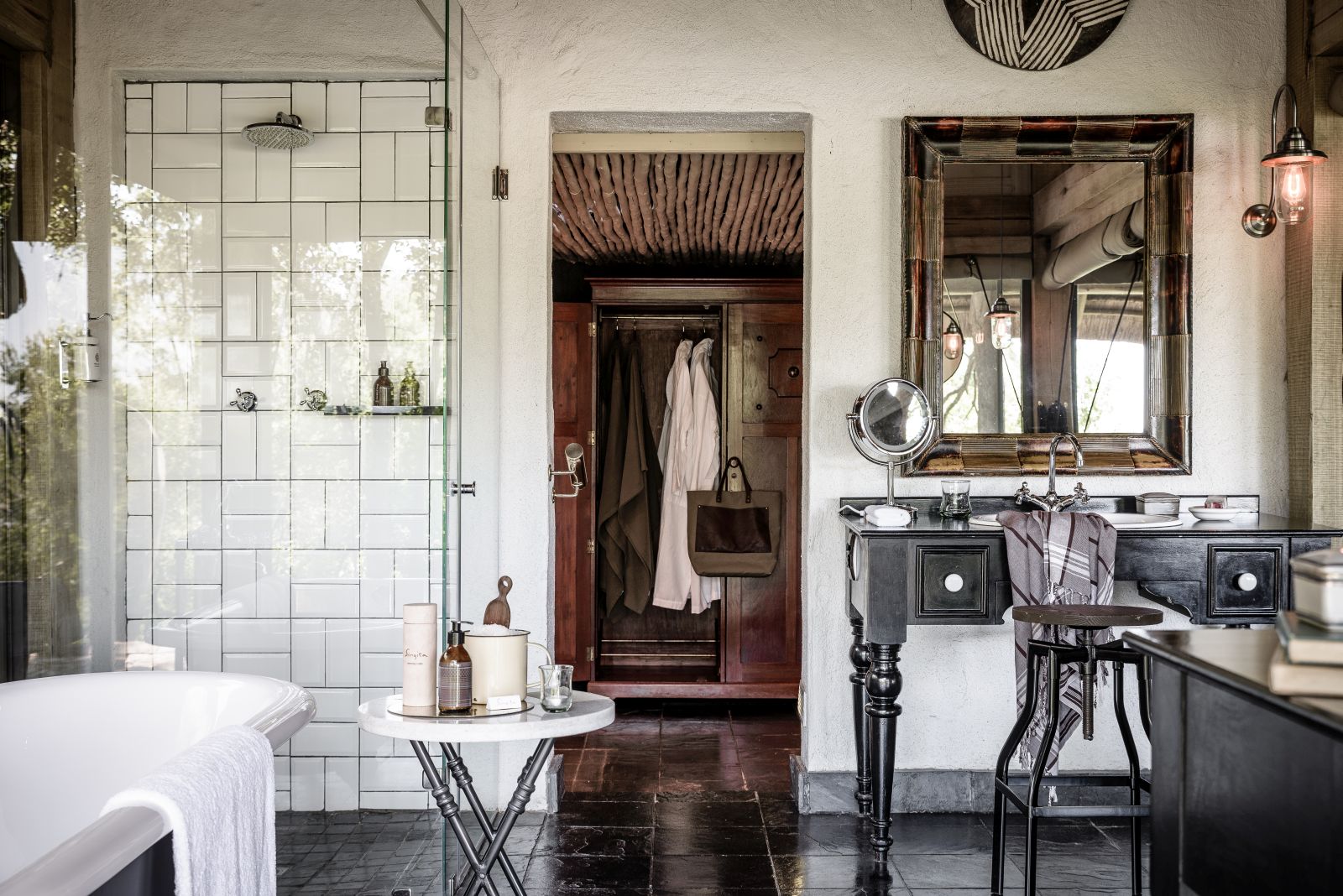 Bathroom at Singita Ebony Lodge in South Africa