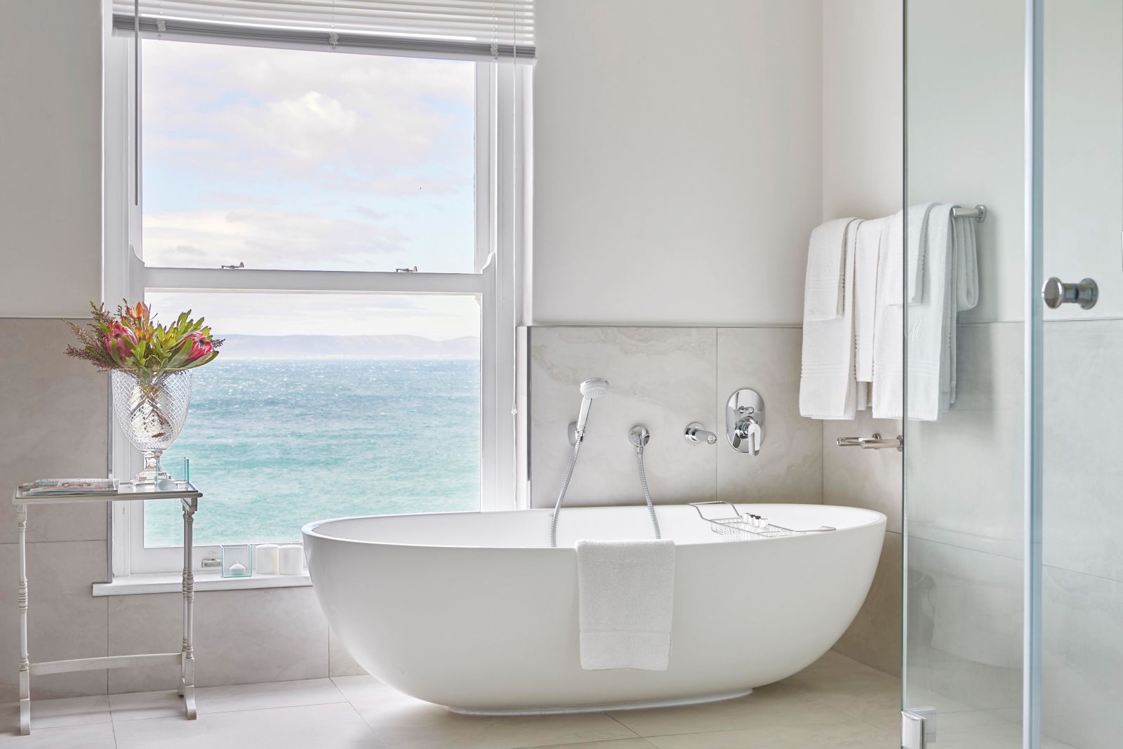 Premier suite bathroom at The Marine in South Africa 