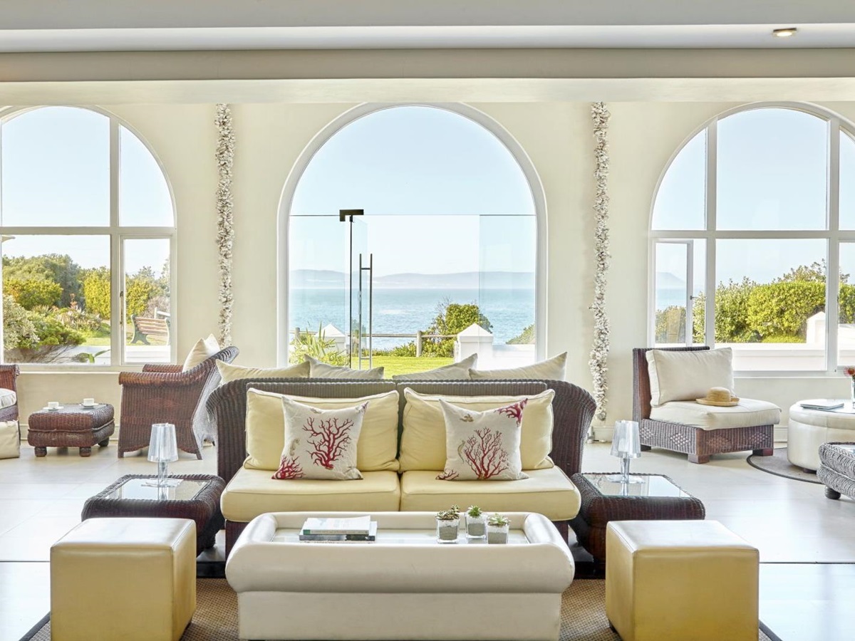 View from the sitting room at The Marine in South Africa