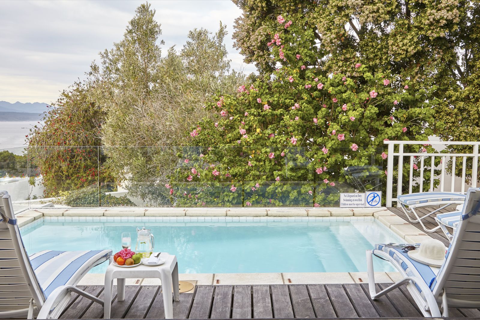 The beach house pool at The Plettenberg in South Africa