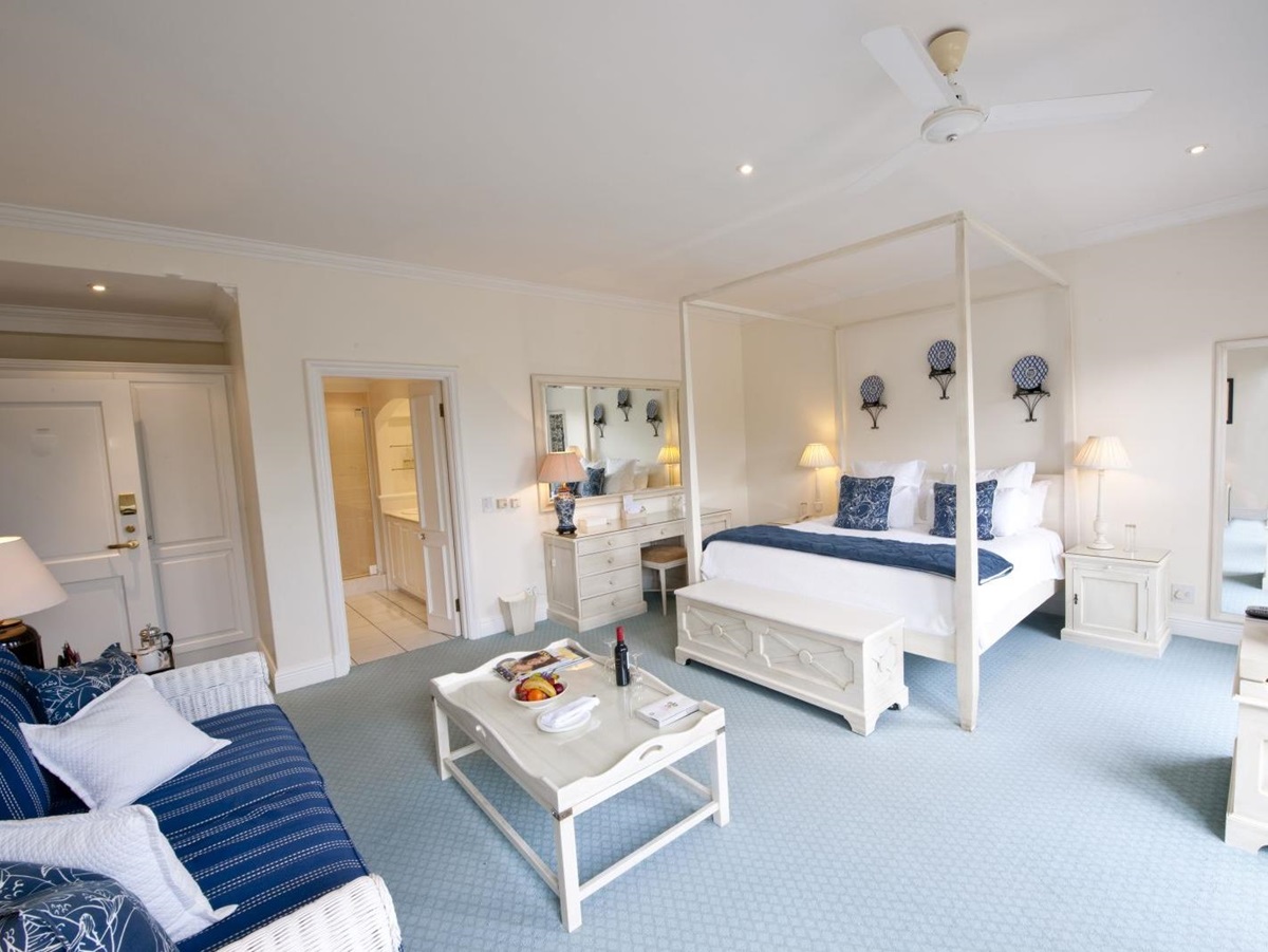 Luxury double bedroom at The Plettenberg in South Africa