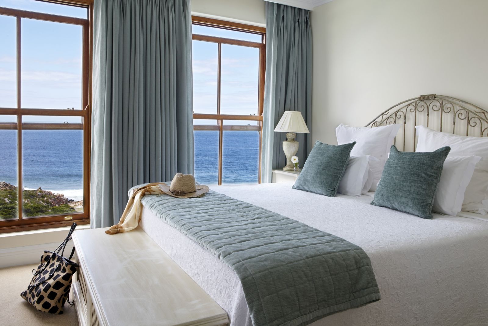 Premier suite bedroom at The Plettenberg in South Africa