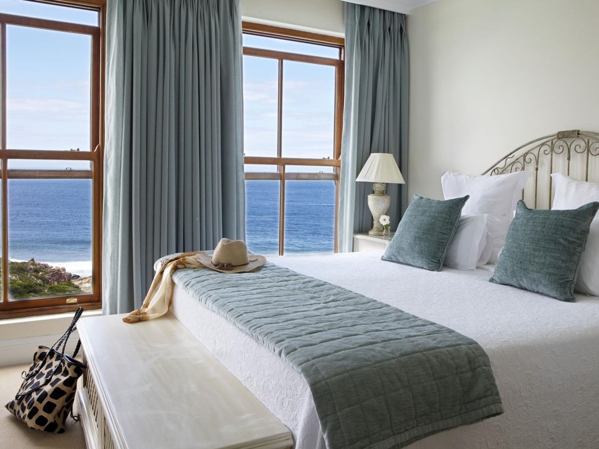 Premier suite bedroom at The Plettenberg in South Africa