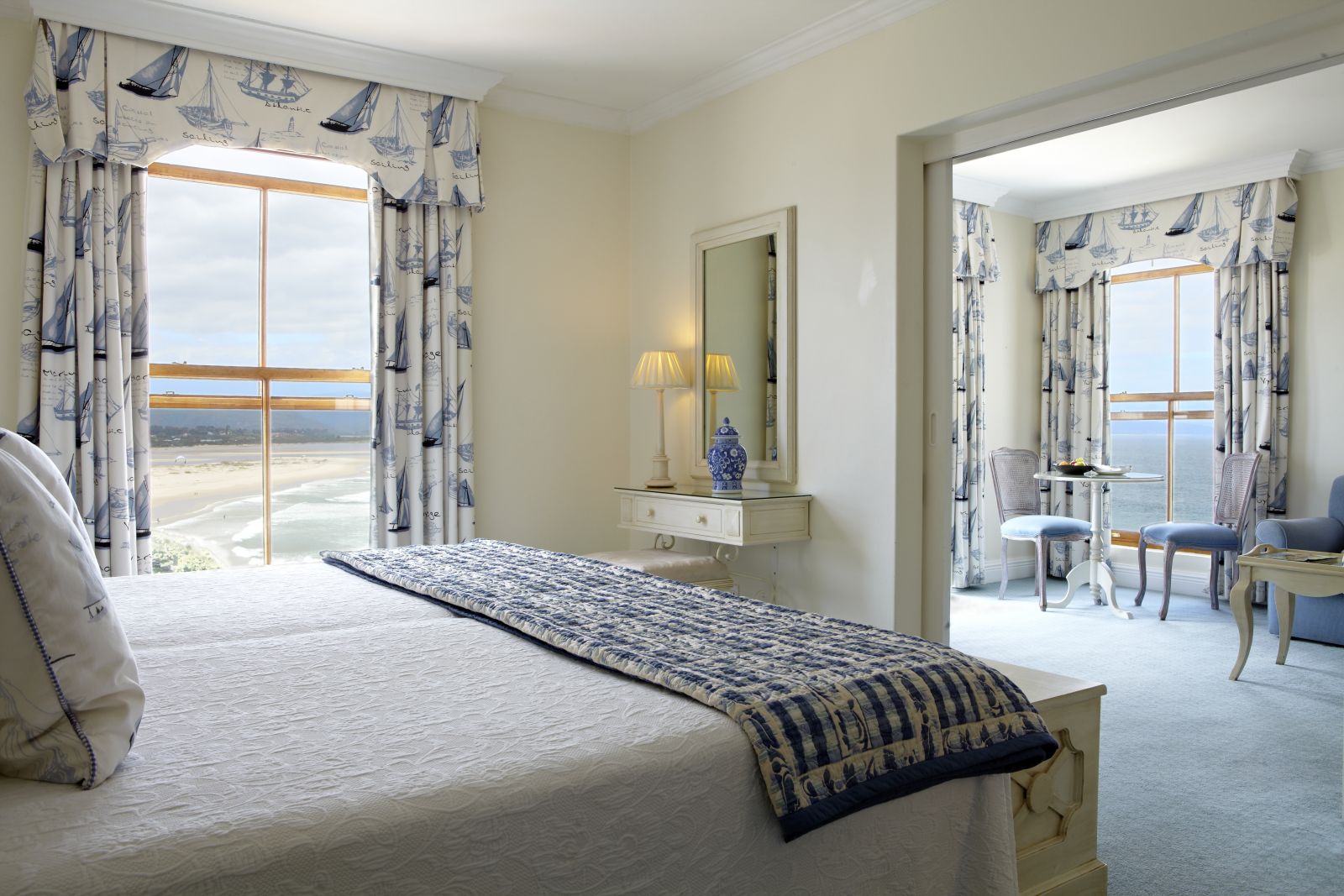Suite bedroom at The Plettenberg in South Africa