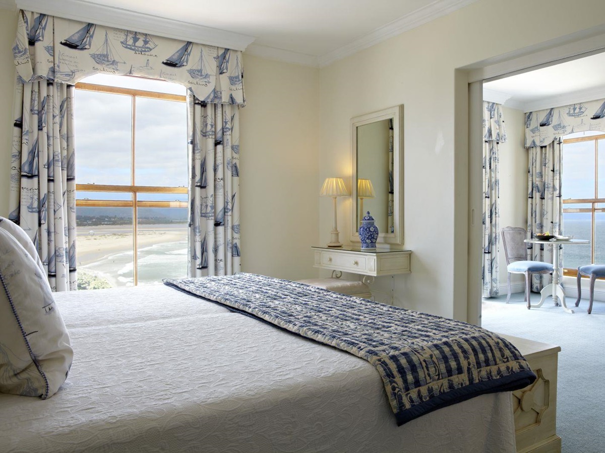Suite bedroom at The Plettenberg in South Africa