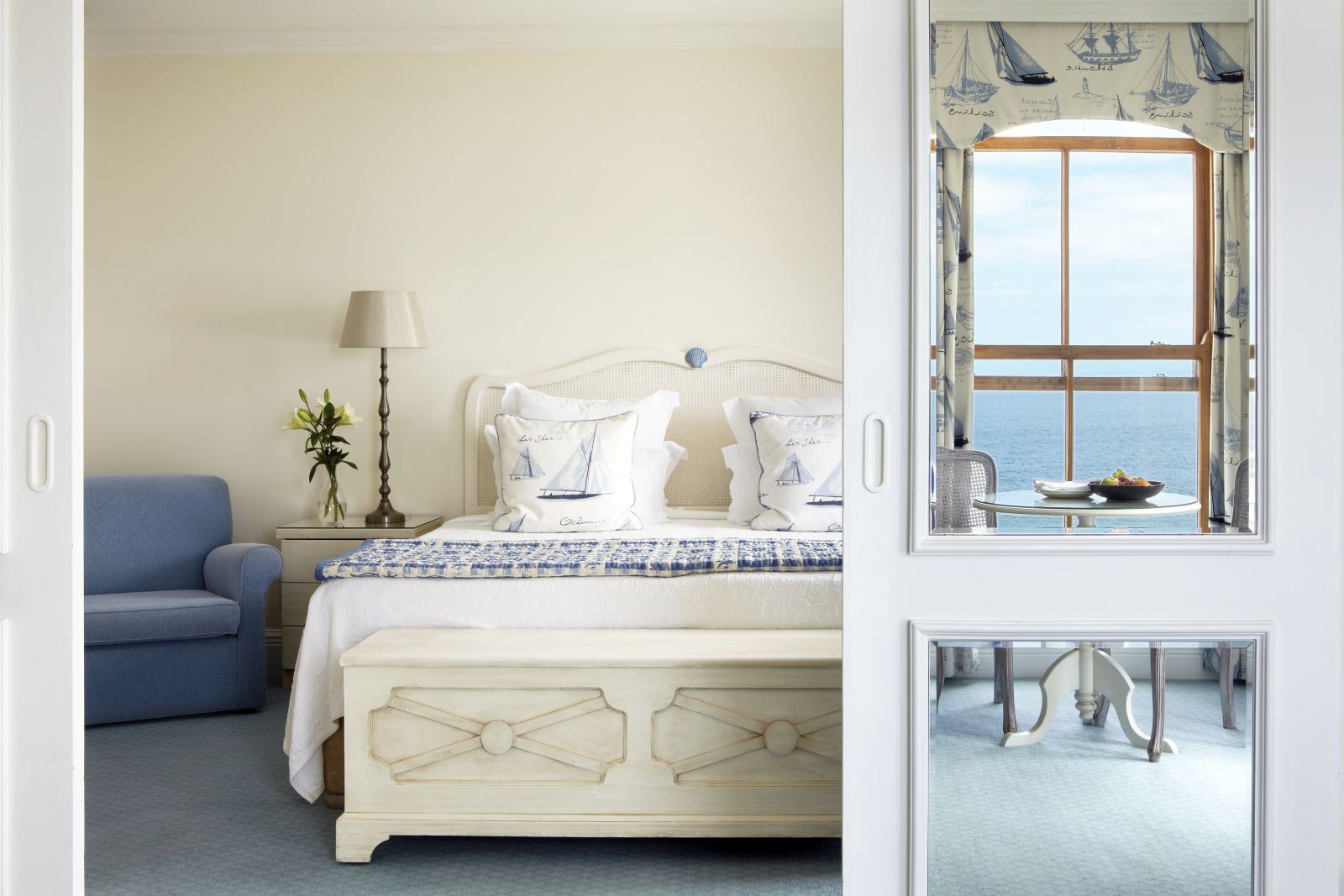 Suite bedroom at The Plettenberg in South Africa