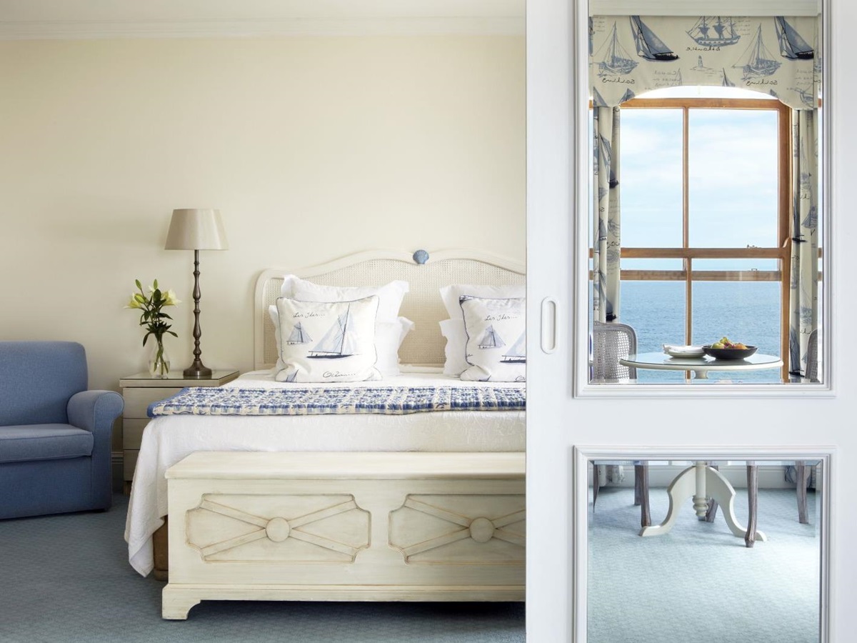 Suite bedroom at The Plettenberg in South Africa