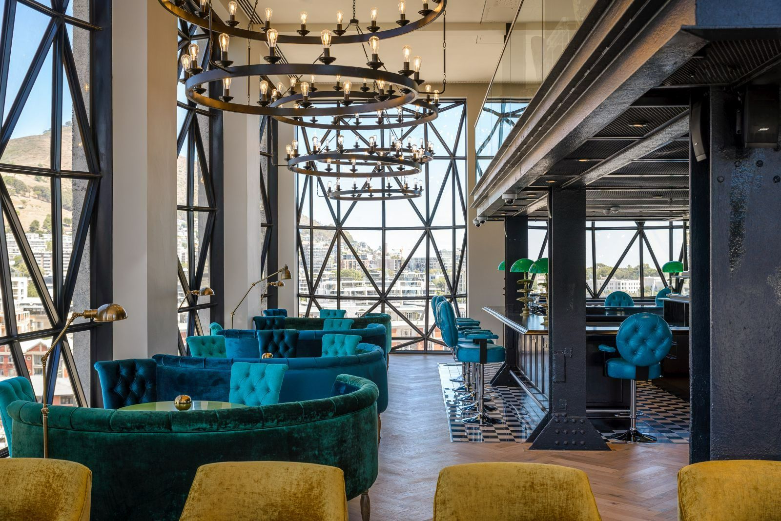 The Willaston Bar at  The Silo Hotel in Cape Town