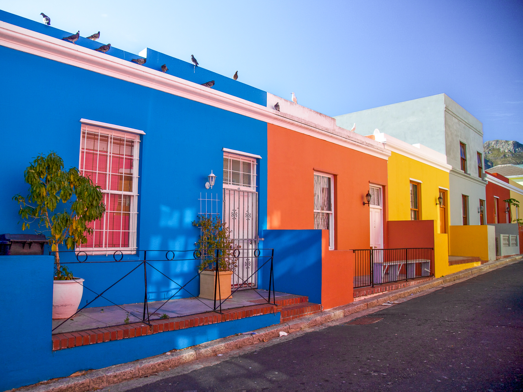 Colourful streets of Bo Kaap in Cape Town