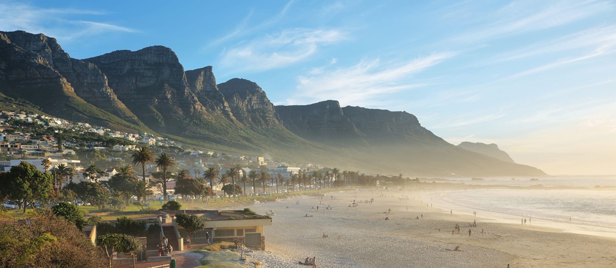 Camps Bay in Cape Town, South Africa